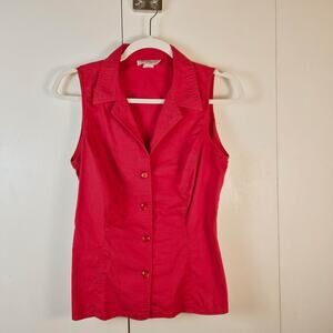Heartbreakers Heart of Haute Red Betsy Blouse Pinup Top Vintage Inspired